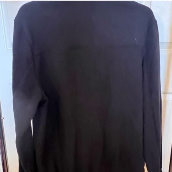 Men's Decathlon Black Fleece Jacket with Regular Fit - Picture 2 of 4